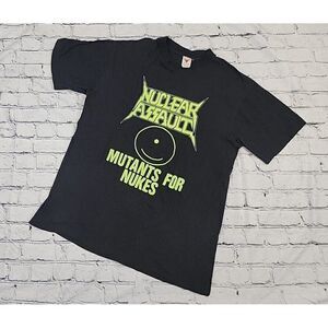 RARE Nuclear Assault MUTANTS FOR NUKES Original Vintage Thrash Metal T-shirt XL